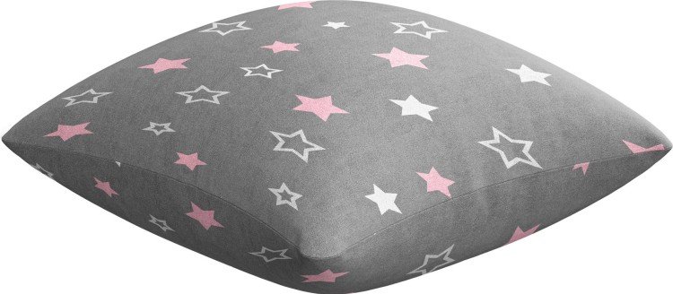 Подушка квадратная Cortin «Розовый звездопад»